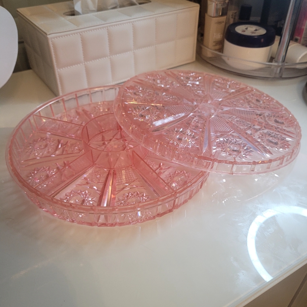 Acrylic Sewing Notions Covered Tray